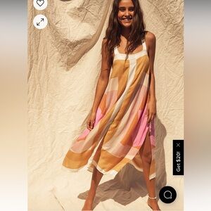 ONeill White Geometric Print Midi  in  medium